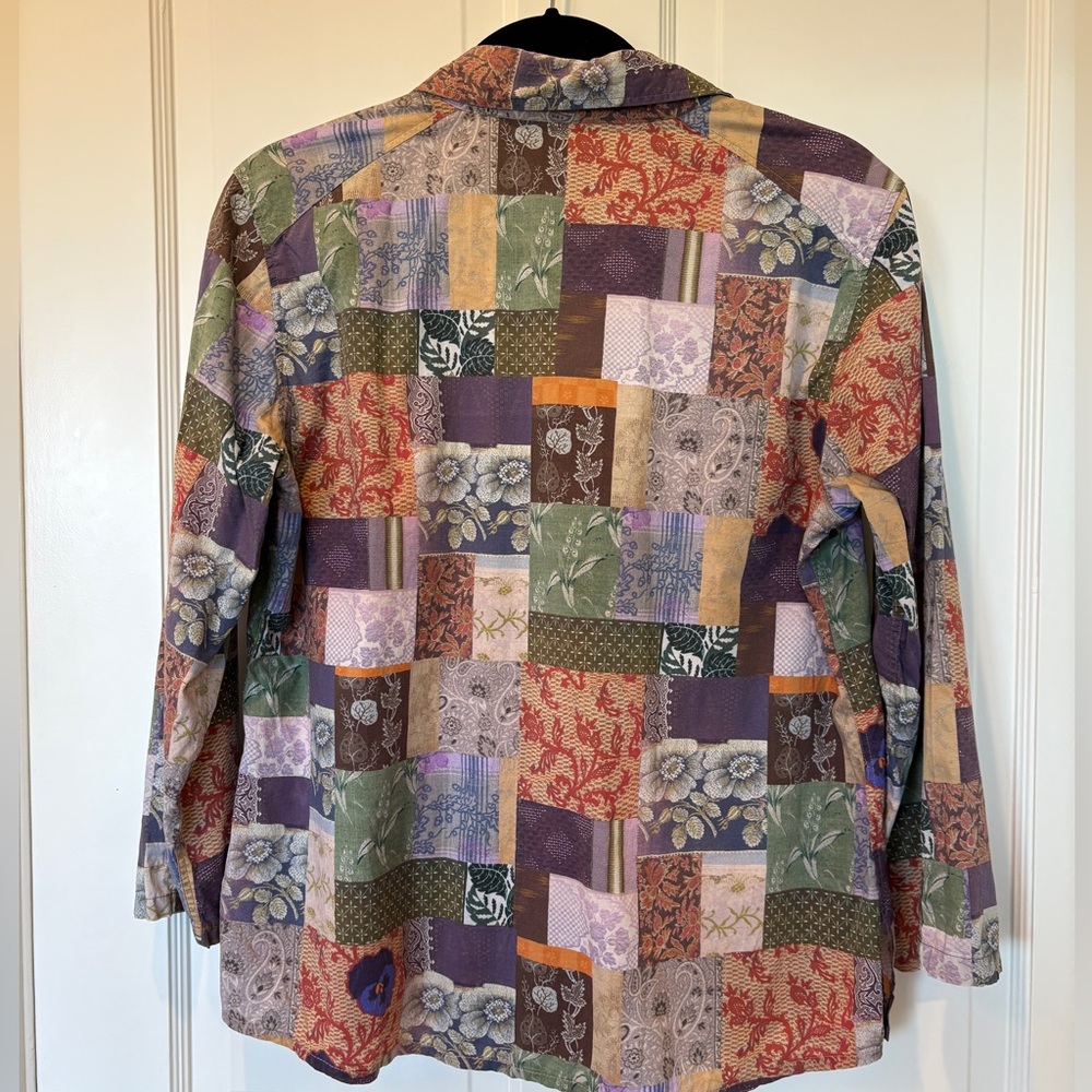 Etro Multicolor Patchwork Casual Shirt - image 4